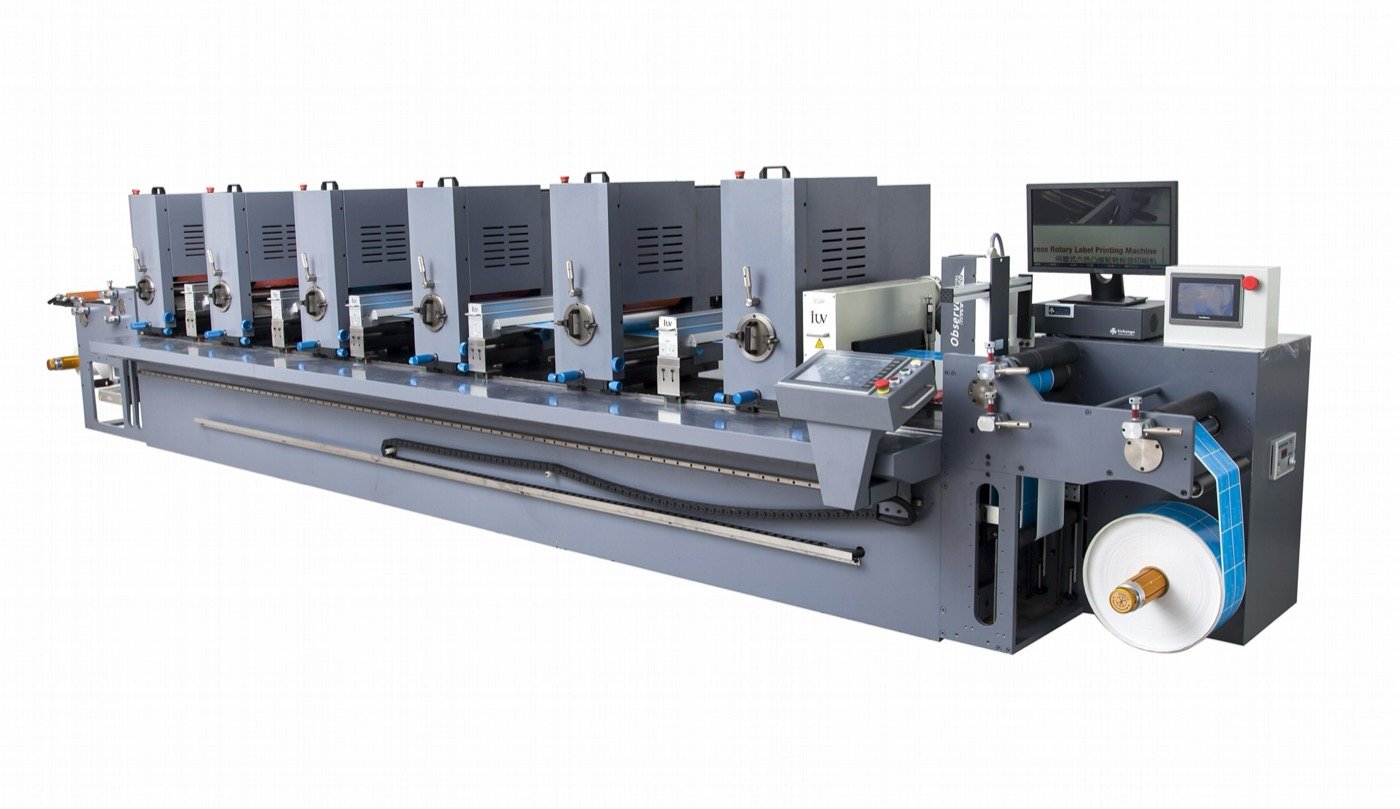 Intermittent Flexographic Plate Label Printing Machine