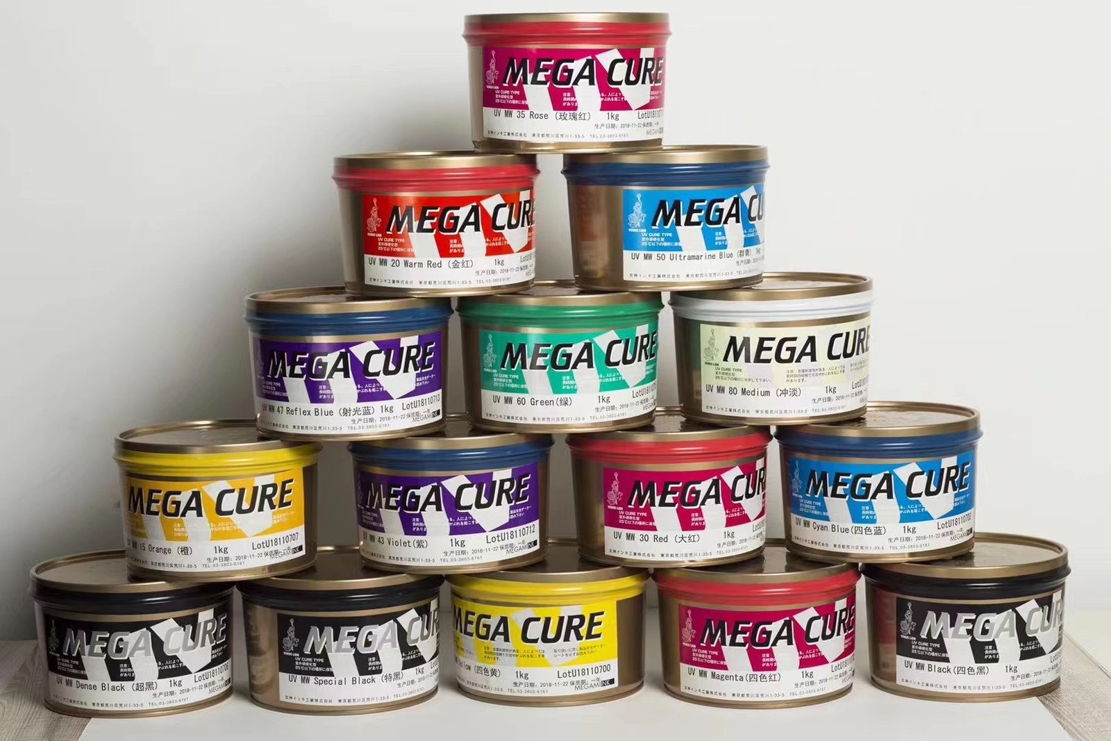 Japan Megami UV Ink Series